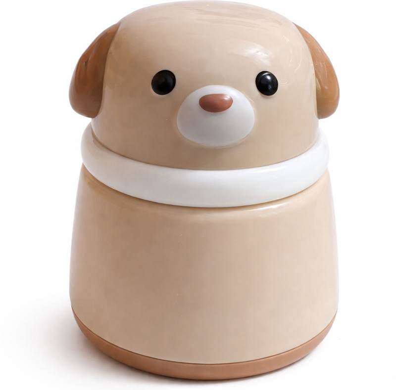 Bachpan Premium Panda Powder Puff for Baby with Powder Storage Box Cute Kit(Brown)