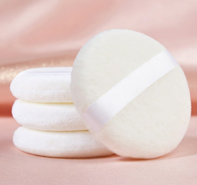 ZAREEN ENTERPRISE Flawless Finish Face Puff(White)
