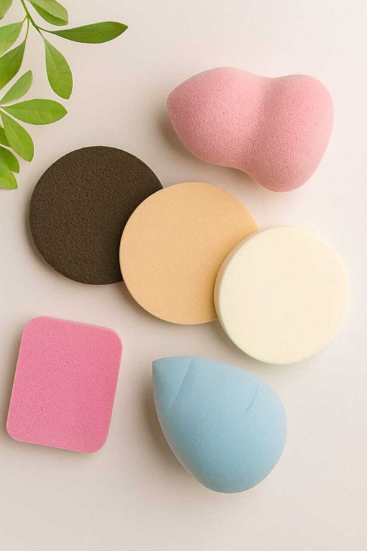 Kishorify Women's Makeup Beauty Sponge Blender Face Powder Puff Cosmetic Tool(Multicolor)
