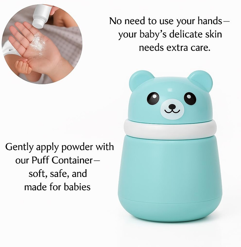 goyyoo Baby Powder Container pack of 2(Multicolor)