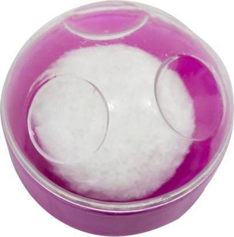 SBTs Premium Soft Face Body Cosmetic Powder Puff Sponge Box Case Container Pack of 1(Purple)