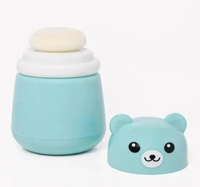 DECRONICS Baby Skin Care Baby Powder Puff With Box Holder For Face & Body(Multicolor)