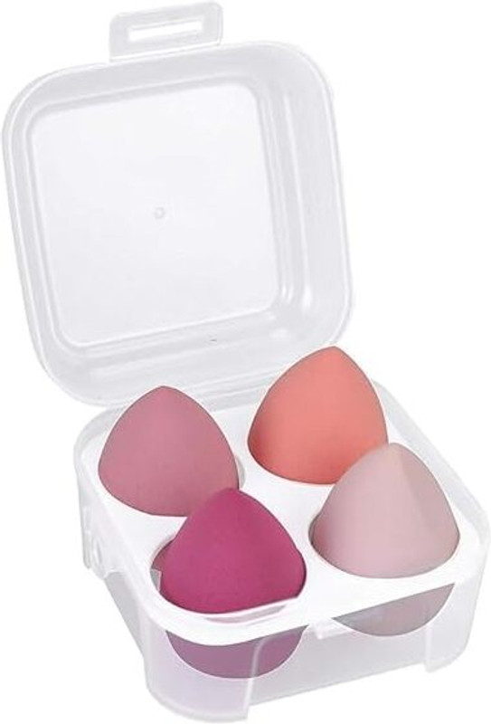 HAZZU Reusable Under Eyes and Corners Loose Setting Powder Multicolor, Pack of 4(multicoluer)