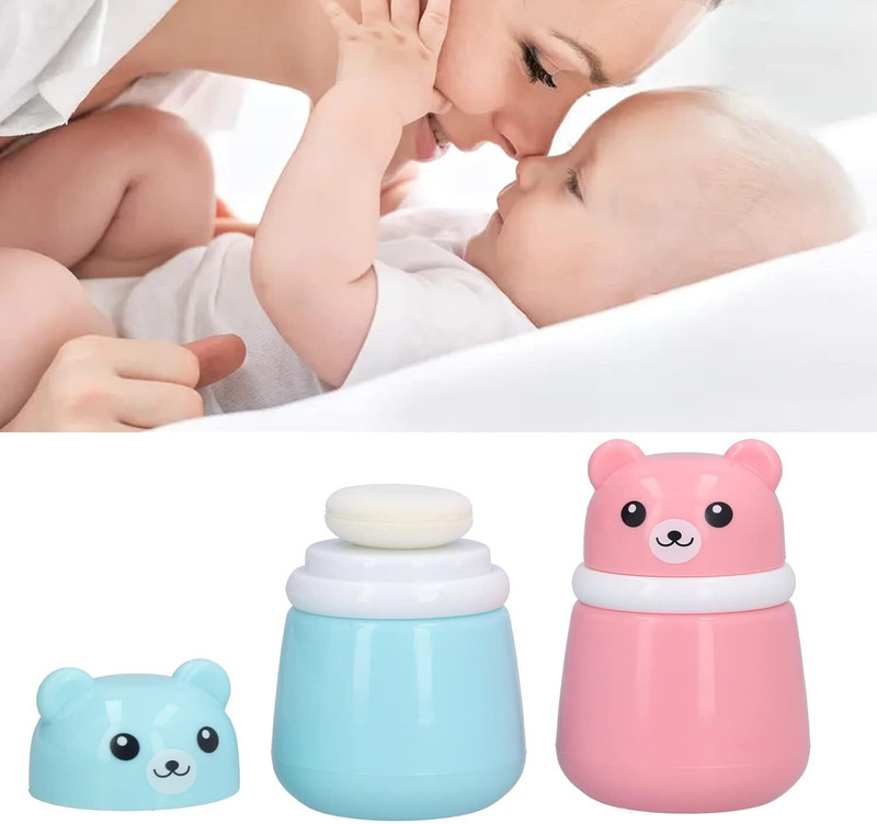SMB ENTERPRISES Cartoon Baby Powder Puff(Pink)