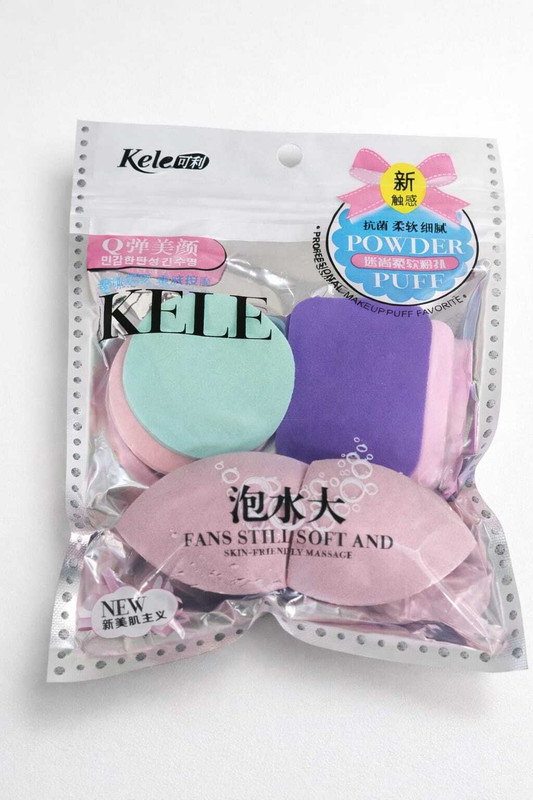 familyfeves Family Feves Makeup Sponge Set 6 Pcs(Multicolor)