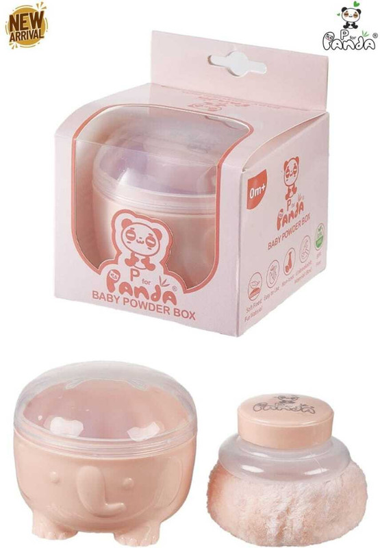 SAFARTRADERS Baby Care Powder Box with Puff(Multicolor)