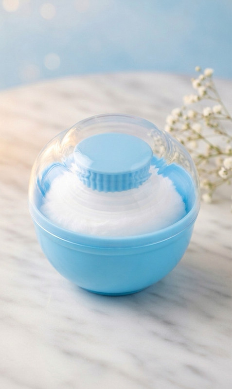 BABY AURA Powder puff(Blue)