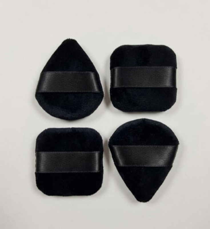 London fairy Makeup puff Square, Round, oval And Triangle shape Powder Puff(Multicolor)