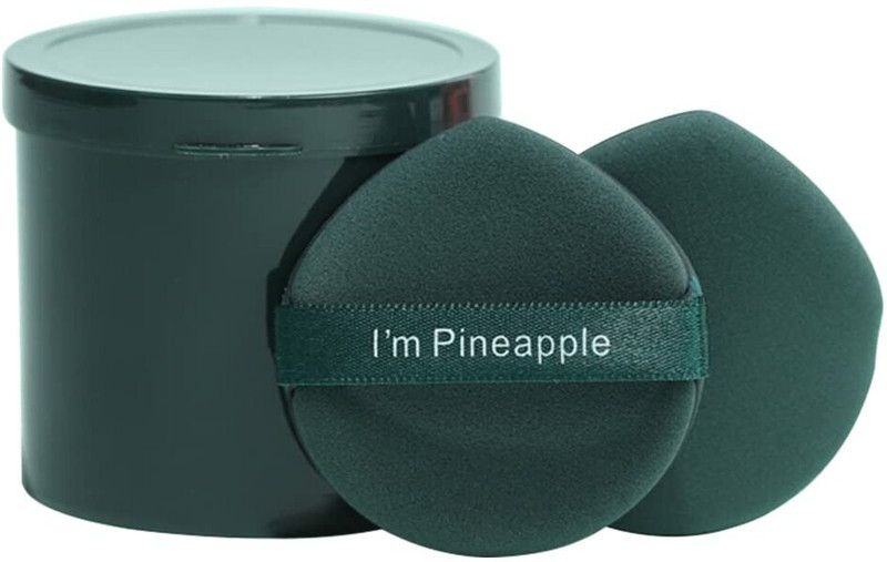 ELEPHANTBOAT 7Pcs Makeup Sponge Makeup Blender Sponge Powder Puff, Latex-free Air Cushion(Green)