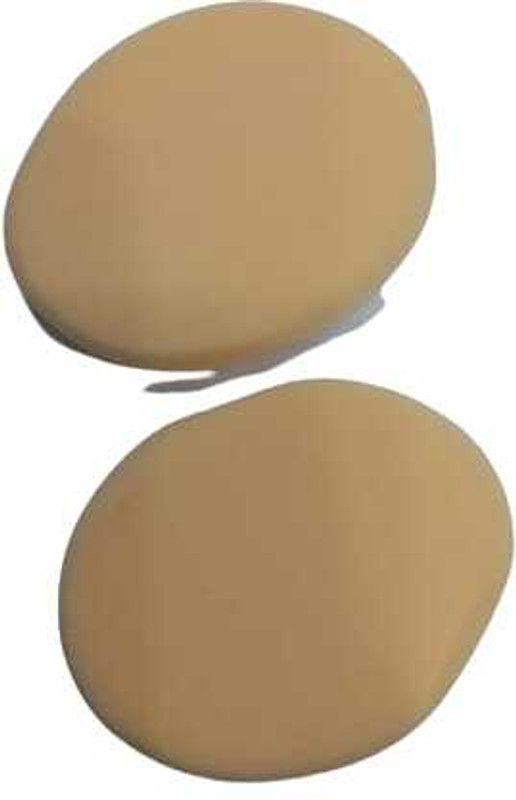 Trendy LUKASI MAKEUP POWDER PUFF 2IN1 ROUND SHAPE(Cream)
