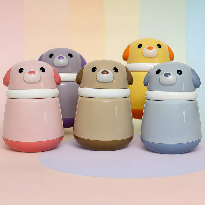 milkymoon kids Baby 1 Powder Puff Container Cute Bear Soft Talcum Powder Applicator(Multicolor)