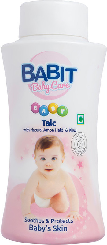 BABIT Oil-Based Baby Powder | Prevents Rashes & Keeps Skin Soft(White)