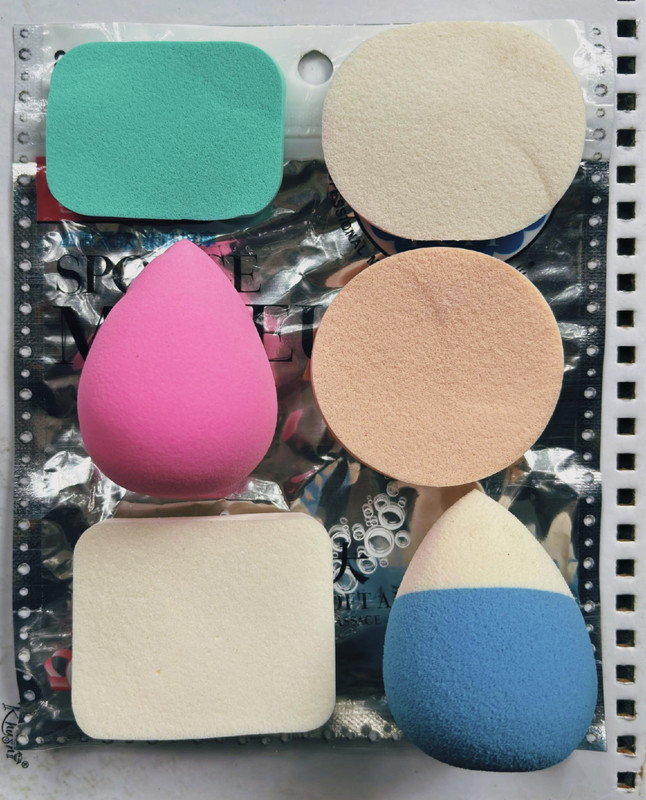 NAFEY Makeup Sponge & Powder Puff(Multicolor)
