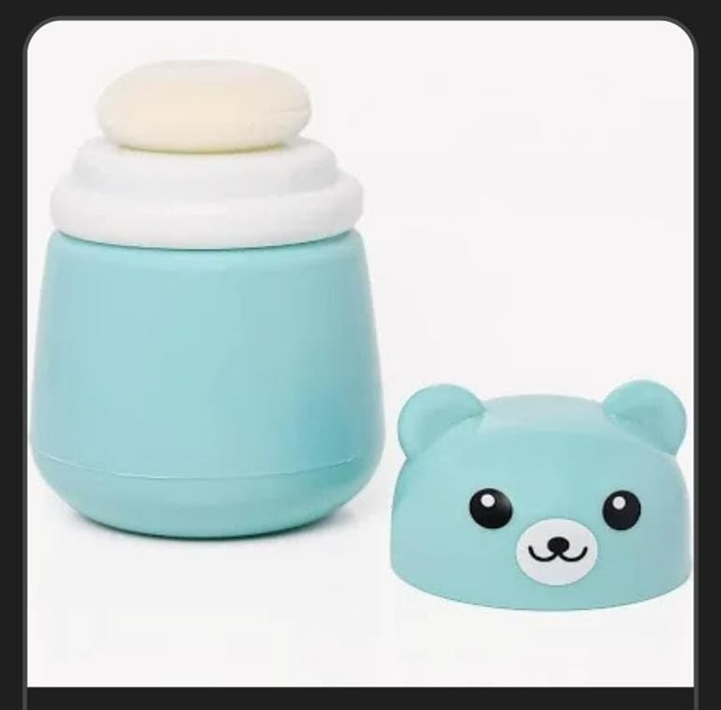 goyyoo Adorable panda-shaped powder puff container(Multicolor)