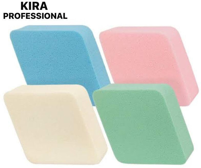 KIRA Makeup Sponge Face Makeup Sponges Applicator Travel Diamond Soft Blender Makeup(Multicolor)