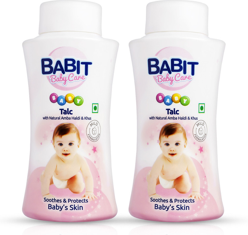 BABIT Oil-Based Baby Powder | Prevents Rashes & Keeps Skin Soft(White)