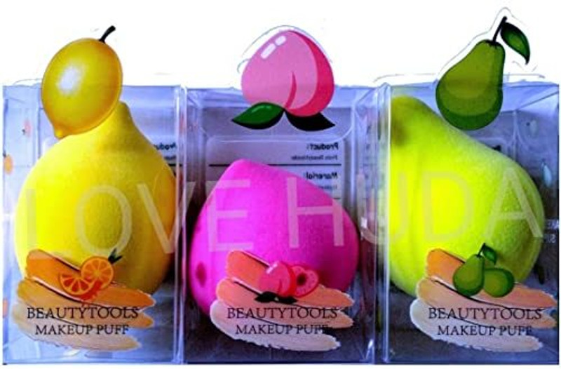 LOVE HUDA Professional Makeup Blenders And Puffs Multicolor(Multicolor)