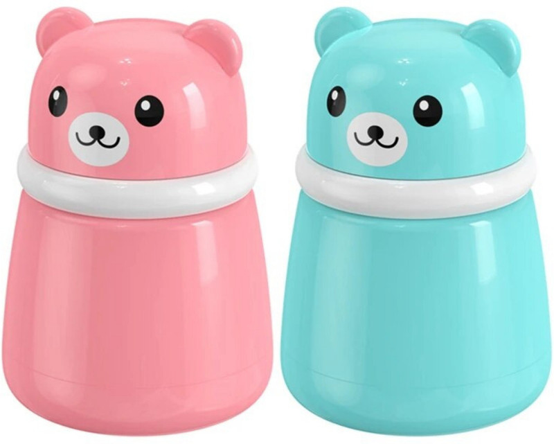 KIDS MY LITTLE Soft Powder Puff for Baby, Face And Body. Newborn Babies Powder Puff with Box.(Sky Blue, Pink, Pack Of 2)