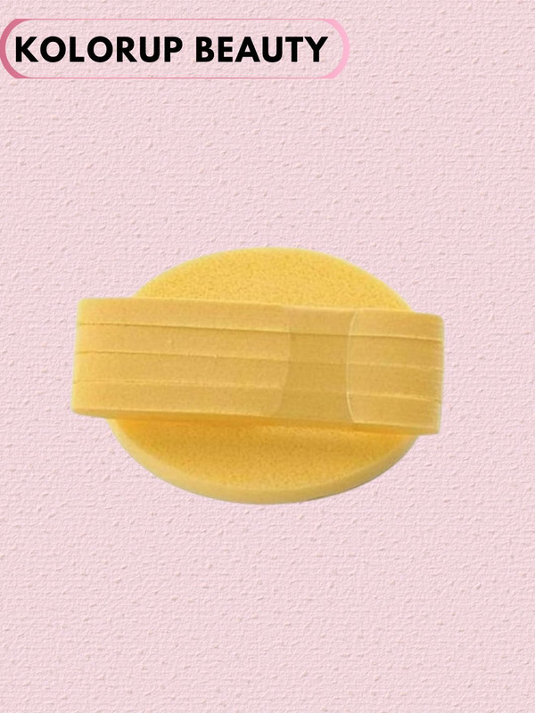 Kolorup Beauty Pva Cleansing Sponges Com(Yellow)