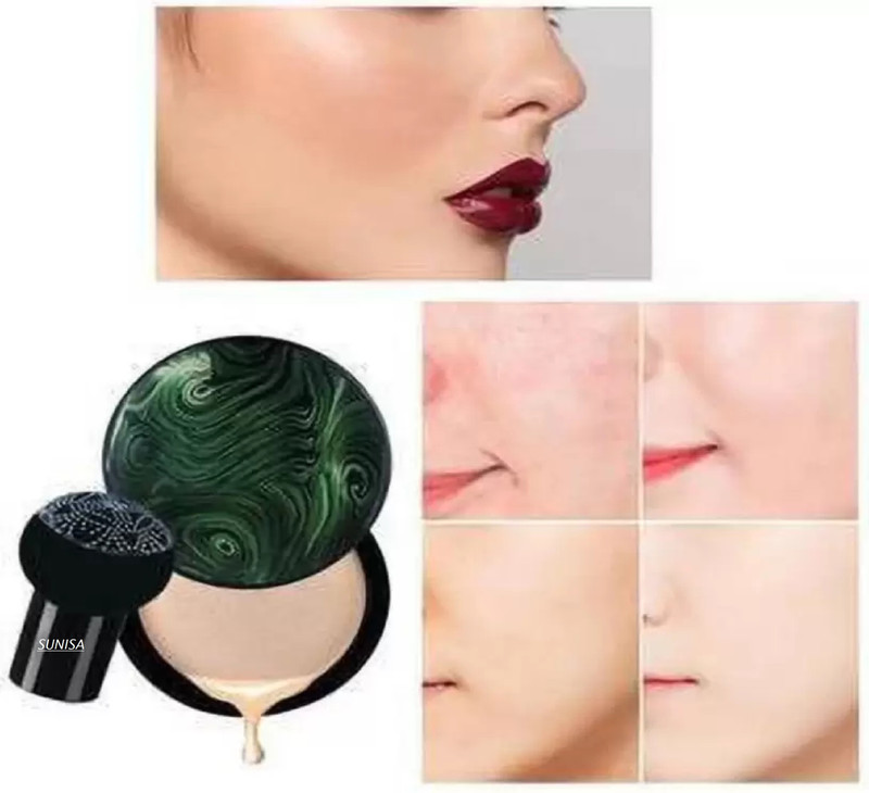 sunisa Mashroom Head Air Cusion Moisturise Powder Puff(Black)