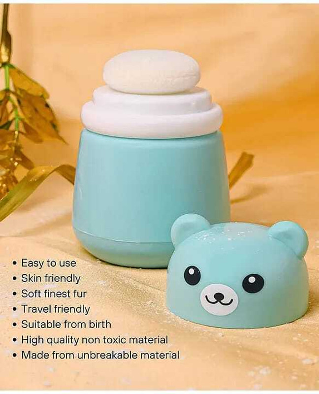 bhpyogesh The Little Lookers Portable Baby Skin Care Baby Powder Puff.(Multicolor)