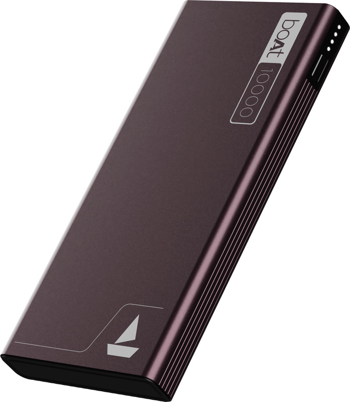 boAt 10000 mAh 22.5 W Power Bank(Burgundy, Lithium Polymer, Quick Charge 3.0 for Mobile)