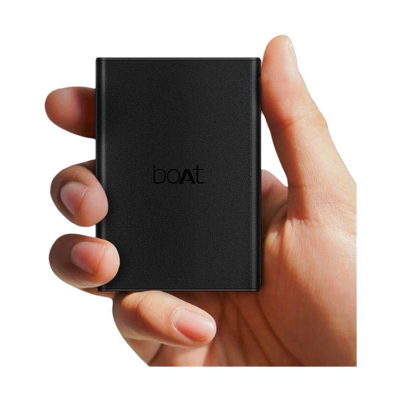 boAt 20000 mAh 22.5 W Compact Pocket Size Power Bank(Carbon Black, Lithium Polymer, Fast Charging, Quick Charge 3.0 for Laptop, Mobile, Tablet, Speaker)