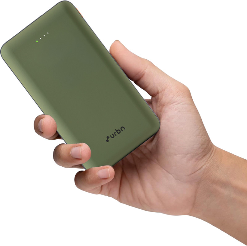 URBN 20000 mAh 35 W Ultra Compact Power Bank(Black, Lithium Polymer, Fast Charging for Mobile, Smartband, Smartwatch, Speaker, Tablet)