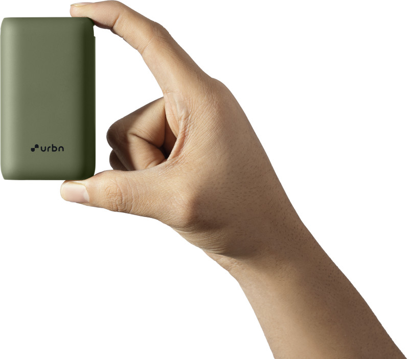 URBN 10000 mAh 20 W Nano Pocket Size Power Bank(Camo, Lithium-ion, Fast Charging, Power Delivery 3.0, Quick Charge 3.0 for Mobile, Speaker, Tablet, Earbuds)