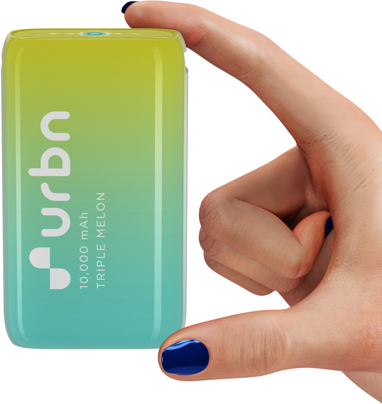 URBN 20000 mAh 22.5 W Nano Pocket Size Power Bank(Purple, Lithium Polymer, Fast Charging for Mobile, Speaker, Tablet, Speaker)