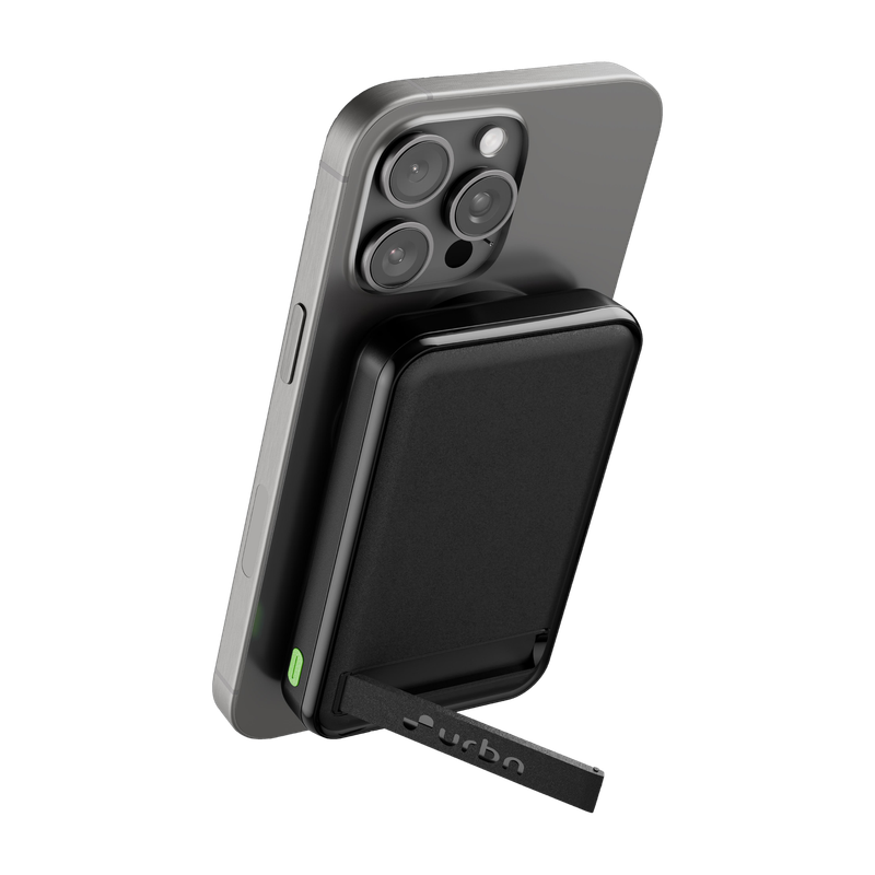 URBN 10000 mAh 22.5 W Wired & Wireless With MagSafe Ultra Compact Pocket Size Power Bank(Black, Lithium, Fast Charging for Mobile, Earbuds)