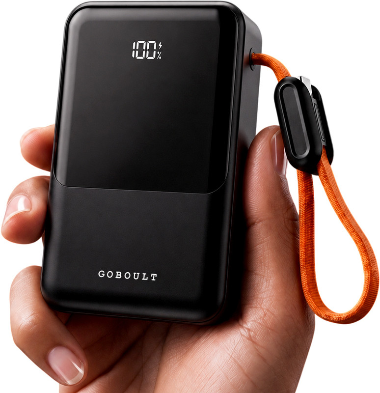 GOBOULT Ampvault V20 Pro 20000 mAh 45 W Compact Power Bank (Jet Black, Fast Charging, Mobile, Smartwatch) 20000 mAh 45 W Power Bank(Jet Black, Lithium Polymer, Fast Charging for Earbuds, Laptop, Mobile, Smartwatch, Speaker, Tablet, Trimmer)