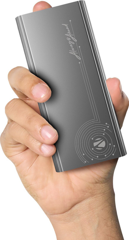 ZEBRONICS 10000 mAh 22.5 W Slim Power Bank(Grey, Lithium Polymer, Fast Charging, Quick Charge 3.0 for Mobile, Tablet)
