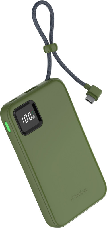 Ambrane 10000 mAh 22.5 W Power Bank(Green, Lithium-ion, Fast Charging, Power Delivery 3.0, Quick Charge 3.0 for Mobile)