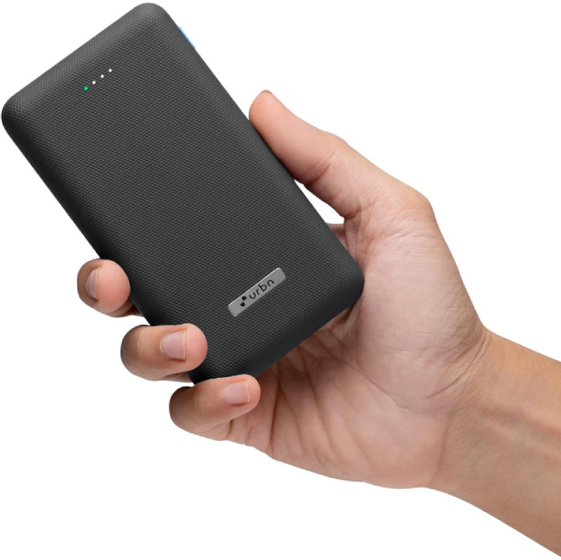 URBN 20000 mAh 35 W Ultra Compact Pocket Size Power Bank(Black, Lithium Polymer, Fast Charging for Mobile, Smartband, Smartwatch, Speaker, Tablet)