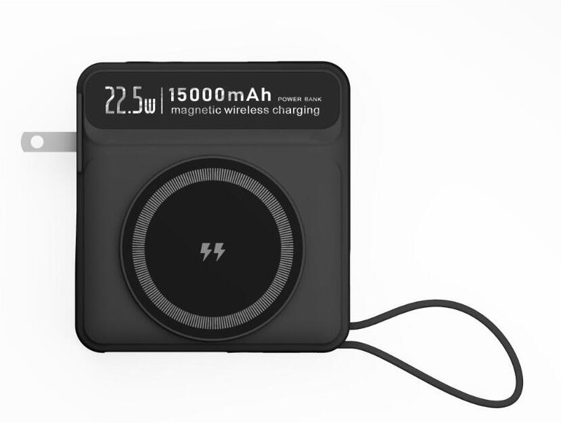 Acer 15000 mAh 22.5 W Wired & Wireless Mini Pocket Size Power Bank(Black, Lithium-ion, Fast Charging for Mobile)