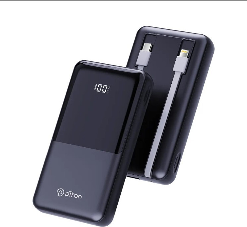 PTron 20000 mAh 22.5 W Fast Charging Power Bank (Black)