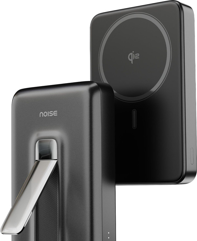 Kratos 10000 mAh 22.5 W Wired & Wireless With MagSafe Slim Pocket Size Power Bank(Blue, Black, Lithium Polymer, Quick Charge 3.0, Fast Charging for Mobile, Tablet, Smartwatch, Trimmer, Earbuds, Smartband, Speaker)