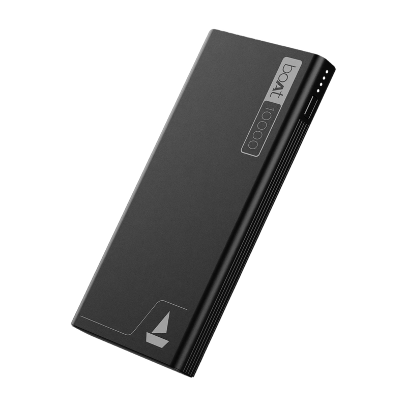 boAt 10000 mAh 22.5 W Slim Pocket Size Power Bank(Carbon Black, Lithium Polymer, Fast Charging, Quick Charge 3.0, Power Delivery 3.0 for Laptop, Mobile, Tablet, Speaker)
