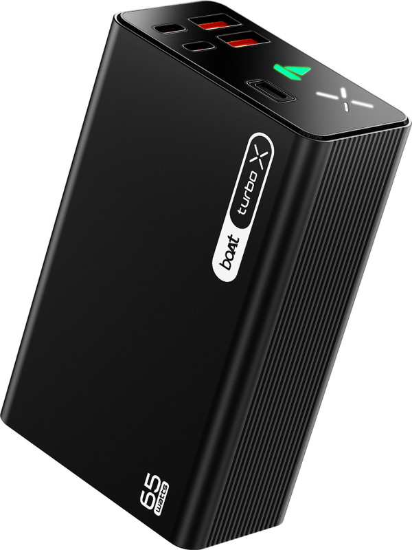 boAt 30000 mAh 65 W Power Bank(Onyx Black, Lithium Polymer, for Mobile, Tablet)