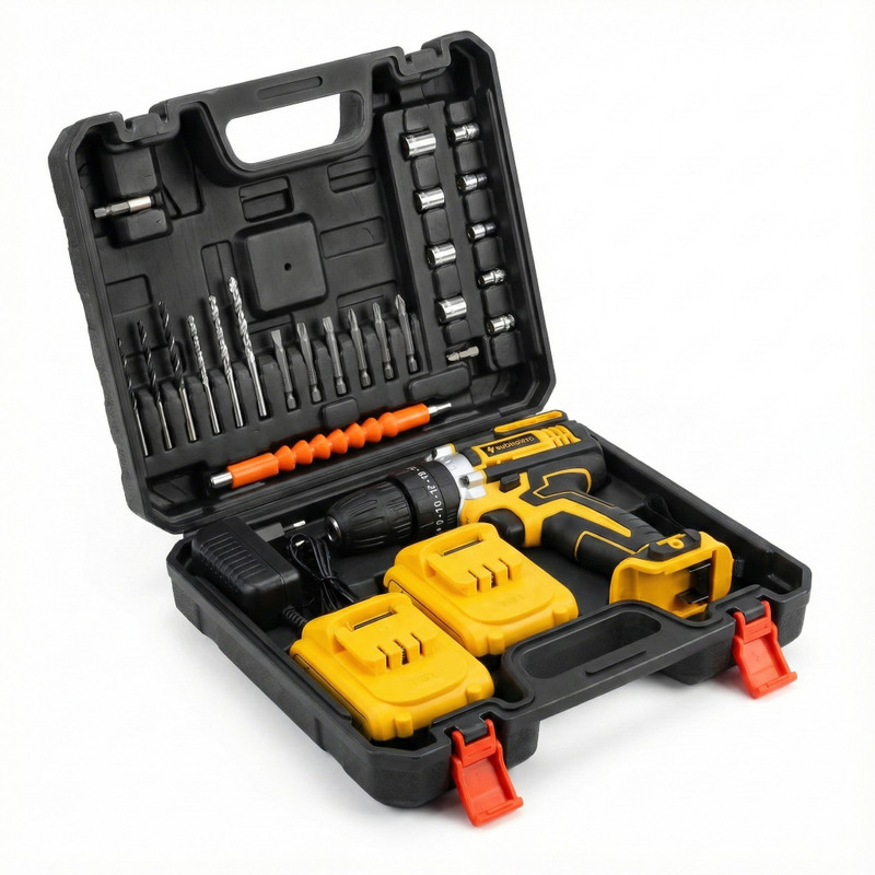UrbanVolt 21V Cordless Drill Heavy-Duty , Dual Speed, LED Light, Forward/Reverse, 1 Year Warranty Cordless Drill(10 mm Chuck Size)