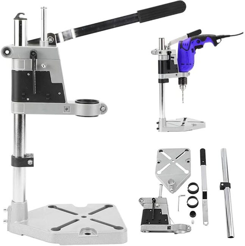 RanPra STAND FOR DRILL CONVERT HAND DRILL TO BENCH PRES 400 MM Angle Drill(13 mm Chuck Size)