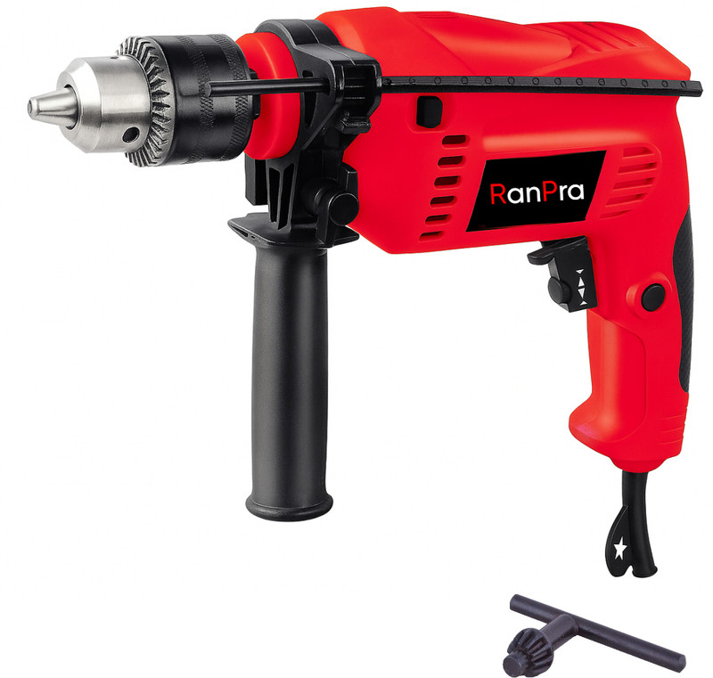 RanPra RP-383 13 MM HAMMER DRILL HEAVY DUTY 13MM IMPACT DRILL WITH MODE SELECTOR SWITCH, COPPER ARMATURE Impact Driver(13 mm Chuck Size, 1000 W)