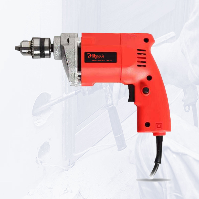 Hillgrove 100% Copper Winding HGCM522M3 With 10mm Drill Machine 100% Copper Winding HGCM522M3 With 10mm Drill Machine Pistol Grip Drill(10 mm Chuck Size)