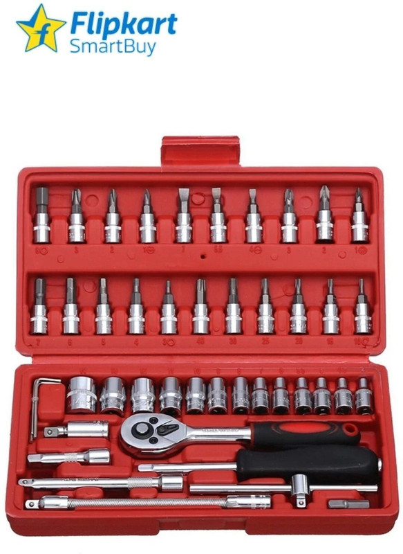 Flipkart SmartBuy Tool Kit Hand Tool Kit(46 Tools)