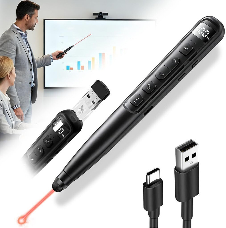 ELEPHANTBOAT Wireless Presenter Pen with Laser N/A Presenter(N/A)