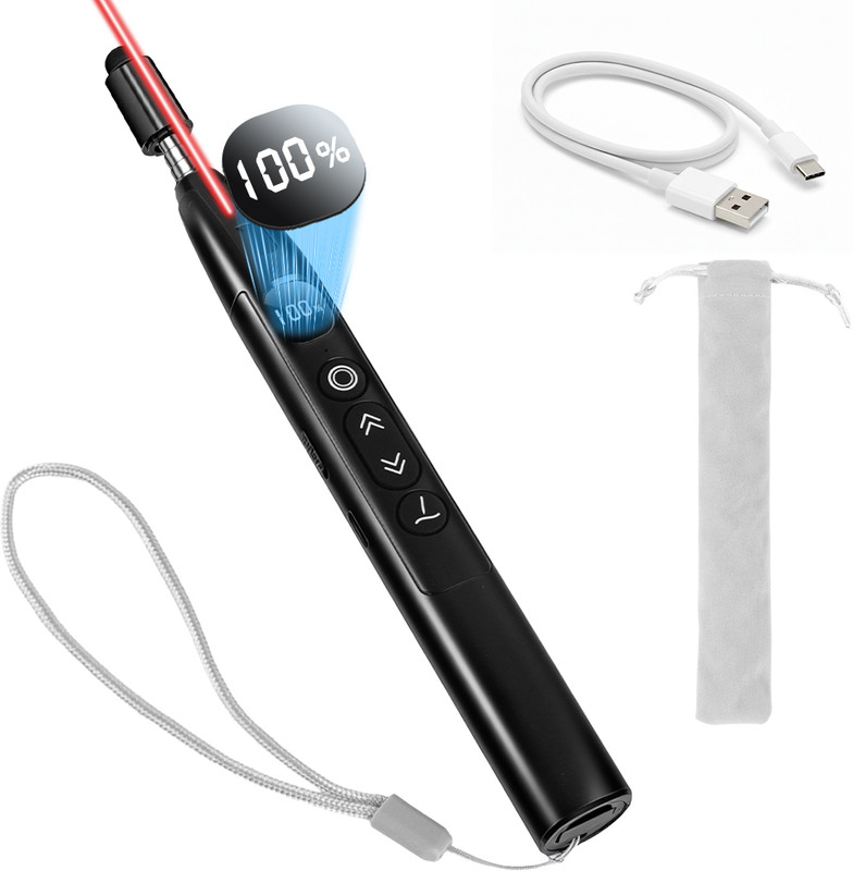ZITRONIX Wireless Presentation Clicker Pen Climberty Presenter(Black)