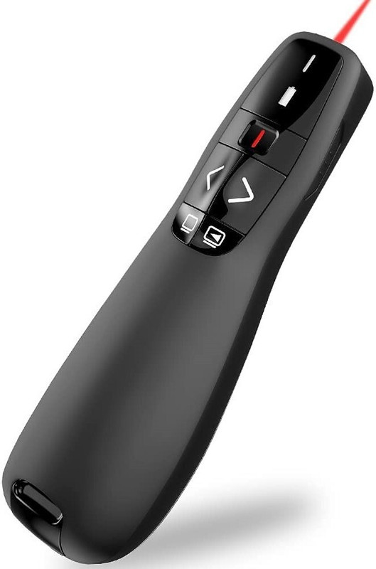 Jihaan 2022 Latest Wireless Presenter Laser Powerpoint PPT Presenter Latest Laser Wireless Presenter Presenter(Black)