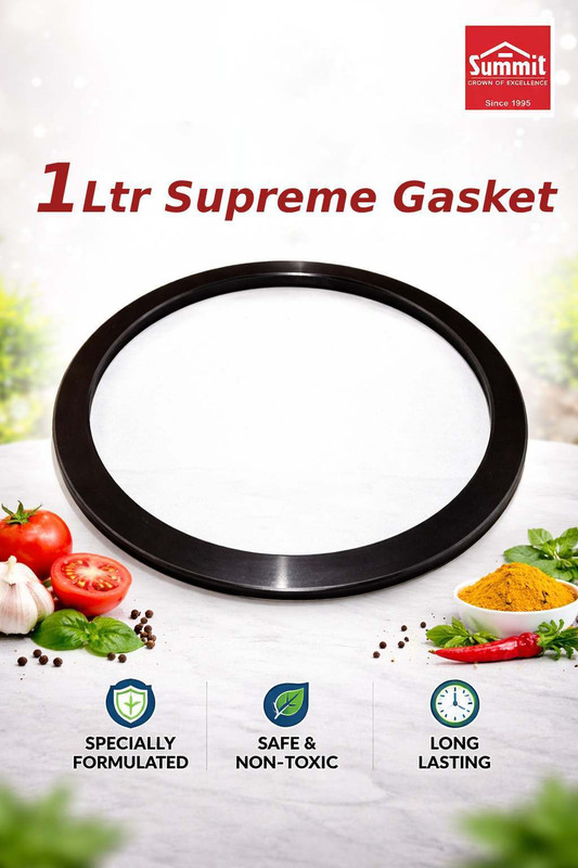 Summit Supreme Gasket 1L Outer Lid Gasket 145 mm Pressure Cooker Gasket