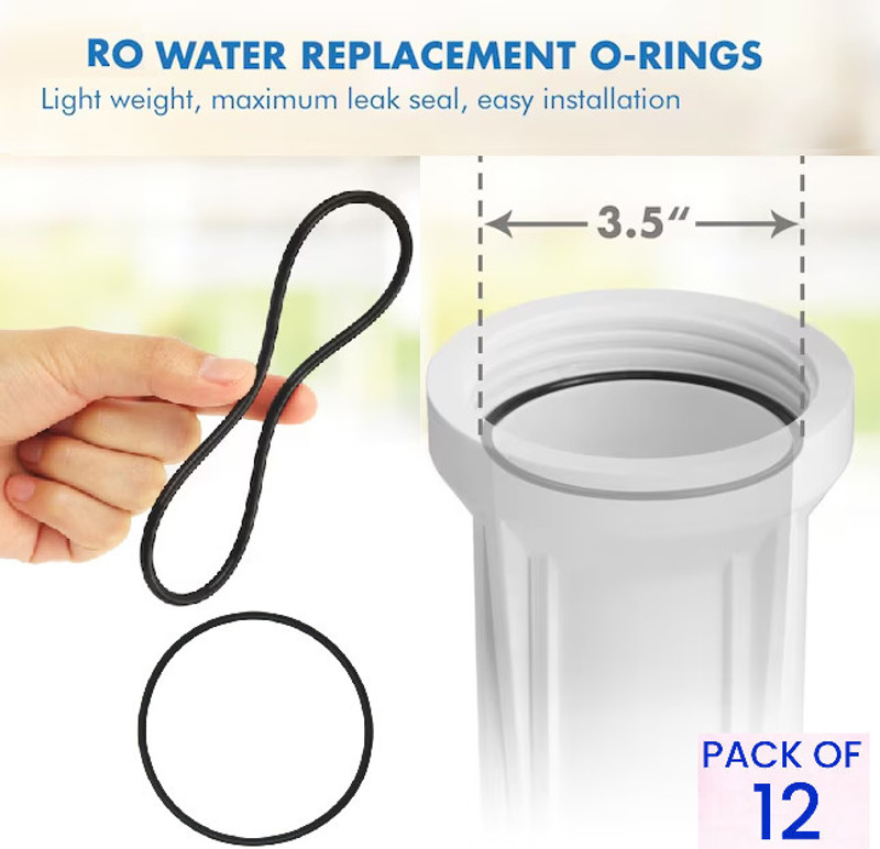 BALRAMA 3pc O-Ring Replacement Seals Gaskets for 10” Water Filter Housing 10 inch Bowl 100 mm Pressure Cooker Gasket